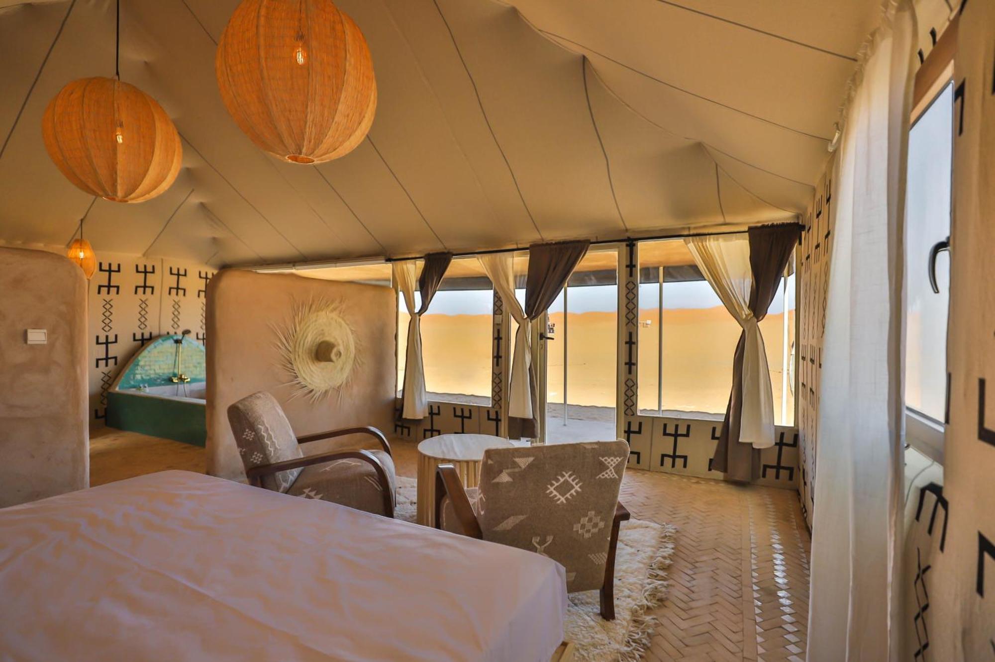 Hotel Aiour Luxury Camp Merzouga Exteriér fotografie